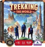 Trekking The World - The Award-Winning Board Game for Family Night | Explore The Wonders of The World in This Strategic Globetrotting Adventure | Perfect for Kids & Adults | Ages 10 and Up
